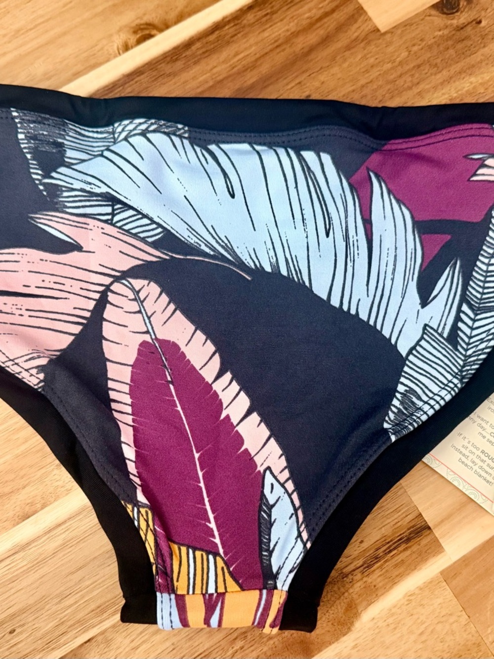 NWT Maaji Reversible Bikini Bottoms MIDNIGHT CARNIVAL Sz.L - Picture 4 of 8